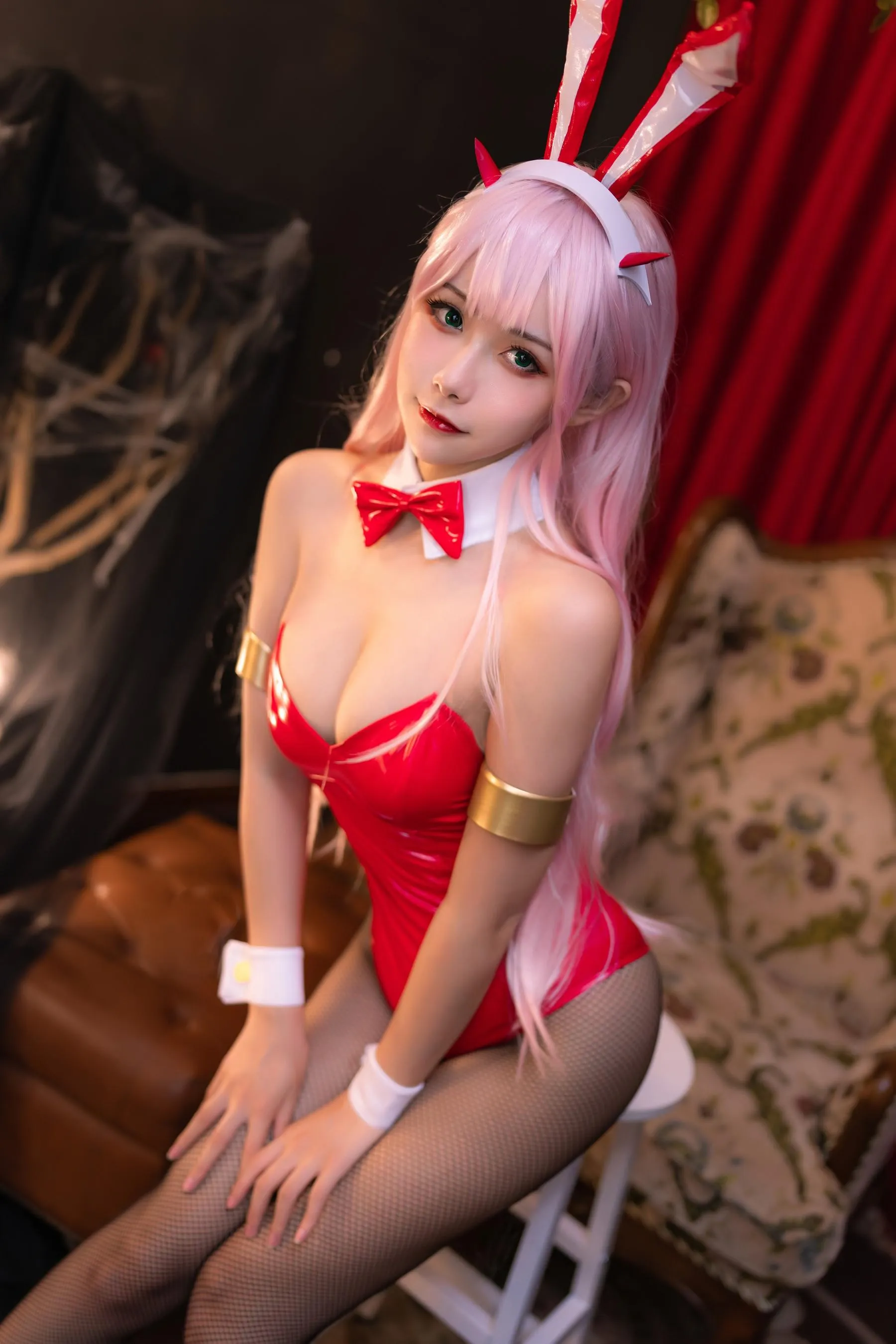 Momoko葵葵 – NO.36 DARLING in the FRANXX 02 泳装 兔女郎花嫁 [61P]插图1
